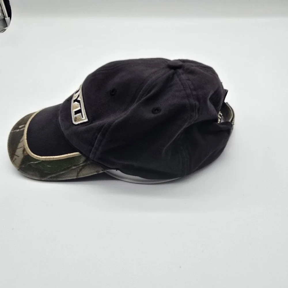 Hoyt Black Realtree Camo Adjustable Hunting Hat Cap Embroidered Archery Logo